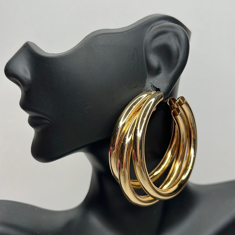 NEW Multi Tube Hoop Earrings